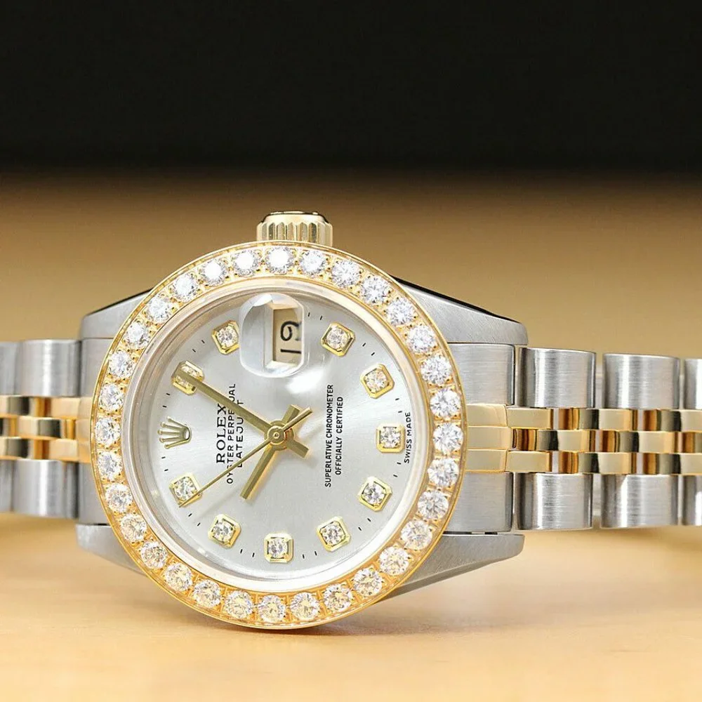 Sale! Rolex Datejust 1CT+ Diamond Bezel! Mint condition
